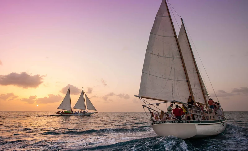 Wind & Wine Schooner Sunset Sail in Key West