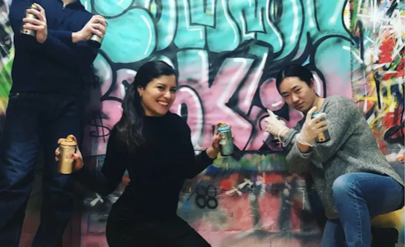 Graffiti Art Lesson in Brooklyn