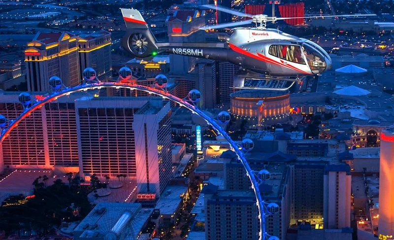 Las Vegas Strip Helicopter Night Flight Experience