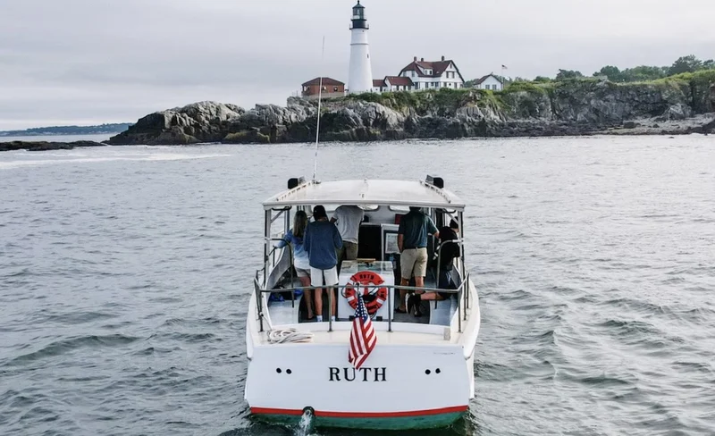Afternoon Lighthouse Cruise Along the Coast of Portland Maine